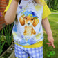 Comfy Cuff Shorts (18m) - Dogs on Blue