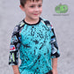 Slim Raglan (2T) - Bats & Arcane Stars