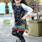 Slim Raglan (2T) - Bats & Arcane Stars